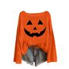 Halloween Sweatshirts für Kinder Jungen und Mädchen Strickpullover Niedliches Shirt Herbst Rundhals Pullover Tops