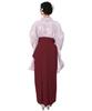 Hakama Plain Graduation 4 Piece Set Hakama Lower Gorgeous E F Red Peony Hakama [KYOETSU] Set, Two-Sleeve Kimono, Hakama, Ceremony, (Kimono, Hakama,