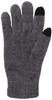 Marshmallow Breath Touchscreen Charcoal Free Size [Mizuno] Gloves, Thermo, Compatible, Moisture-Absorbing, Heat-Generating, C2JYA606, Gray,