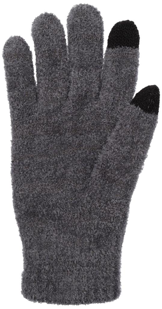 Marshmallow Breath Touchscreen Charcoal Free Size [Mizuno] Gloves, Thermo, Compatible, Moisture-Absorbing, Heat-Generating, C2JYA606, Gray,