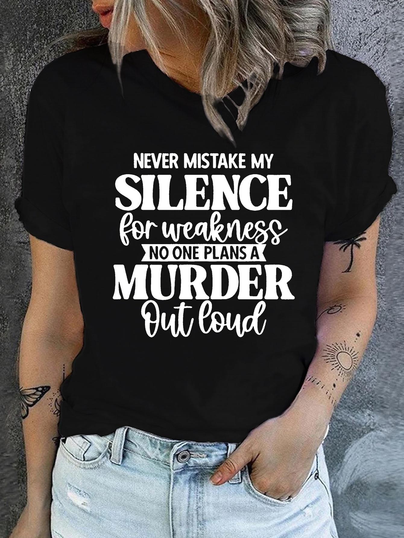 

Letter Print Crew Neck Short Sleeve Tshirt Casual for Spring Summer Womens Clothing Summer Harajuku Streetwear Soft Cotton 4XL