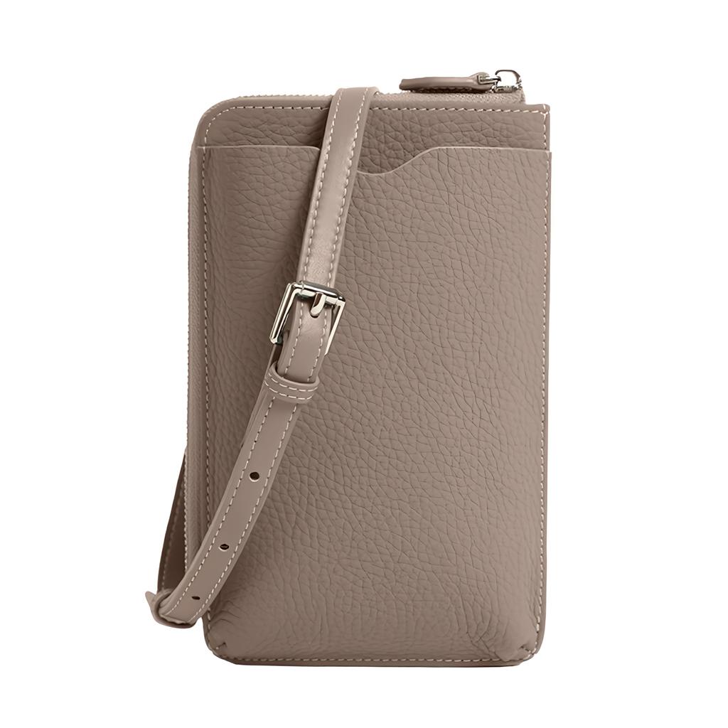 Smartphone Shoulder Smartphone Shoulder Genuine Mobile Crossbody Wallet [vimare] Bag, Pouch, Bag, Pochette, Compact, Leather, Women's, Phone, (Light