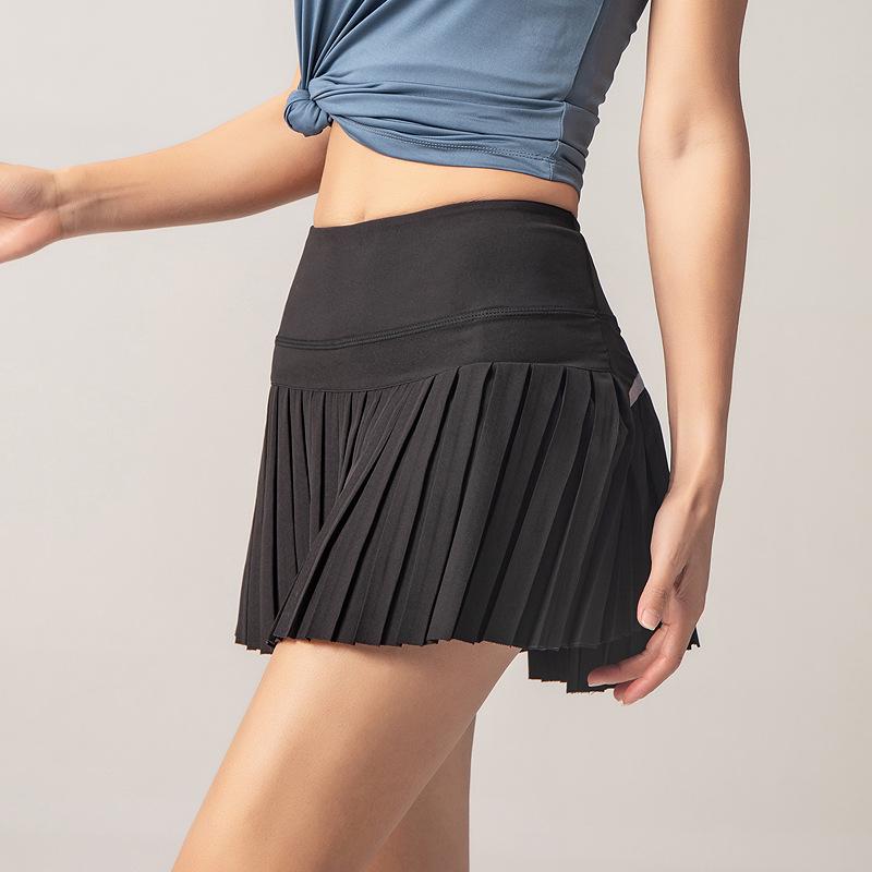 Women's Quick-Dry Summer Pleated Skort: Breathable, Anti-Light, Ideal for Tennis, Yoga & Fitness