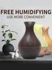 High Quality Aromatherapy Diffuser Wood Grain Remote Control Ultrasonic Air Humidifier with 7 Colors Light