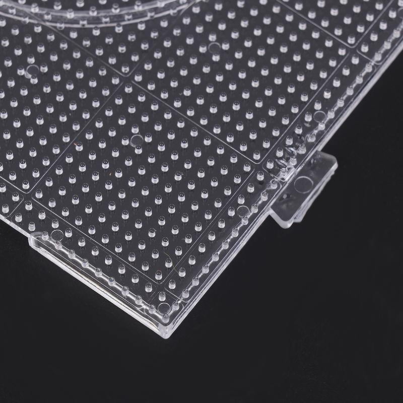 4Pcs 2.6Mm Beads Pegboards Board For Perler Tool Fuse Beads Square Jigsaw Puzzle Template Children Educational Toys Diy