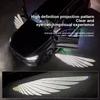 Universal Angel Wing Carpet Projection Light Decoration Exterior Projection Rearview Mirror Angel Wings LED Light Welcome Light