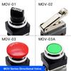 1pcs Pneumatic Manual Valve Two Ports Mechanical Valve Directional Valve Pneumatic Control Valve MOV-01 MOV-02 MOV-03 MOV-03A(MOV-01)