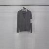 Unisex V-Neck Wool Cardigan - Autumn/Winter, Casual & Comfortable, 5-Button Design