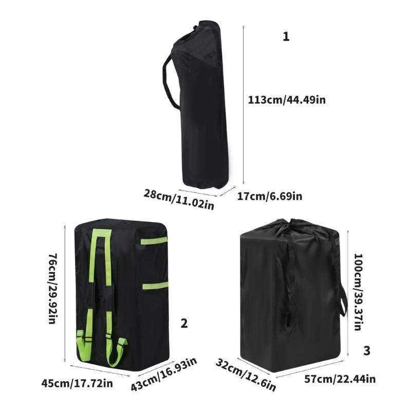 Aircraft Travel Strollers Cover Sleeve Oxford Fabric Organiser Bag Tear Resistant Lightweight Carrying Case