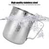 304 Stainless Steel Coffee Latte Cup Stainless Steel Frothing Cup  Cappuccino Making