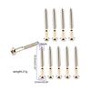 Pack of 10 Guitar Screw Kit for Electric Guitar Bridge Screw Neck Plate Mounting