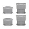Without Drill Risers Providing Adjustable Height and Stability Support for Furniture Leveling In Cabinets and Wardrobes