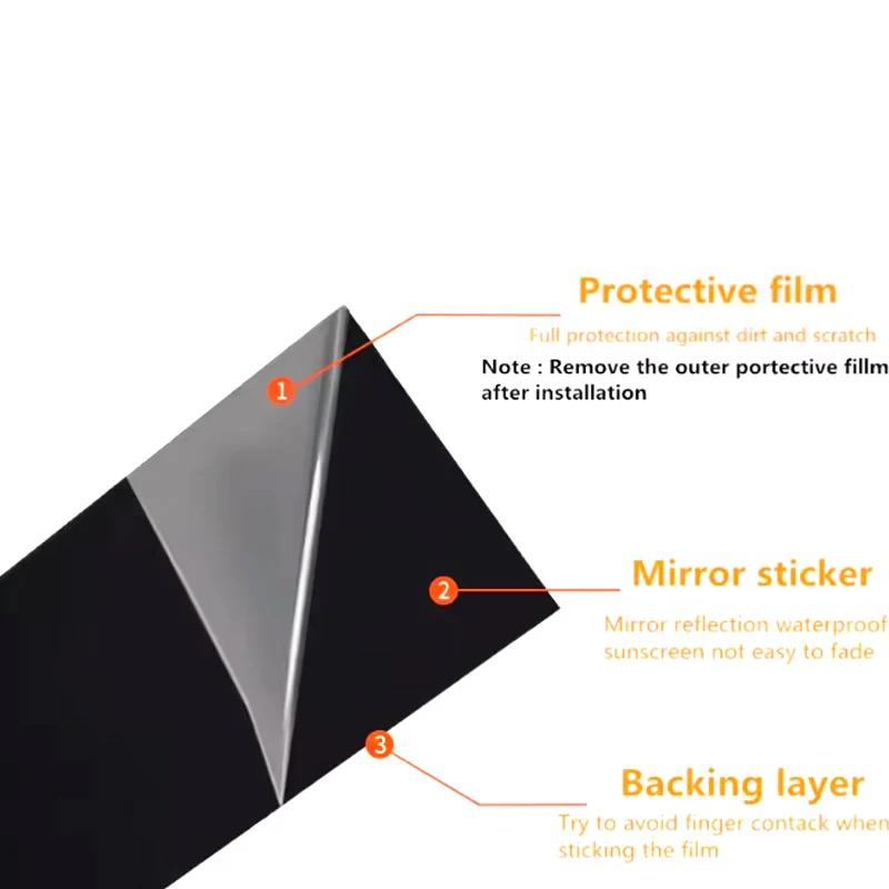 HSSTH1 Glossy Black B C Pillar Post Cover Car Sticker For MG ZS ZS11 ZX ZST VS EV 2018-2024 MK1 1th Window Door Decorative Accessories