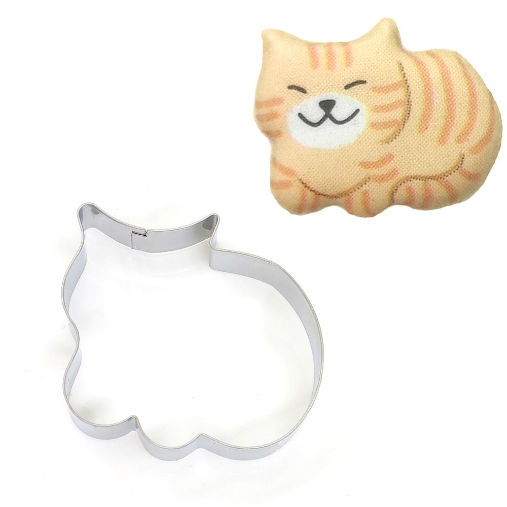 5pcs/set Cute Cat Kitten Pattern Stainless Steel Cookie Mould Cracker Mold Biscuit Cutter for DIY