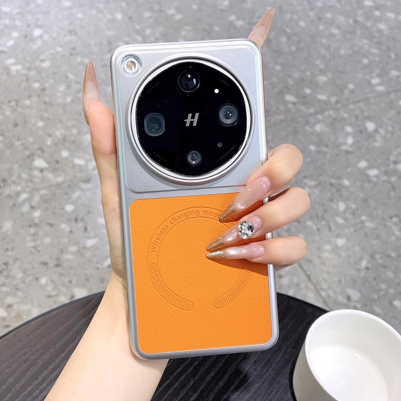 OPPO Find X9 Ultra Case: Magnetic Leather, Splicing Design for Find X8 Pro/Reno 16 Protective and Trendy