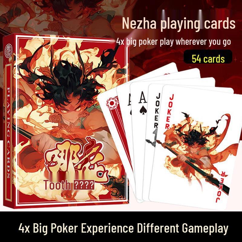 

Креативные игральные карты для вечеринки Нечжа: Очень большие забавные персонажи для развлечений Jokers Nezha Pattern, Others Regular Patterns