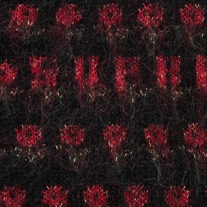Supreme Bloemen Metallic Trui Zwart