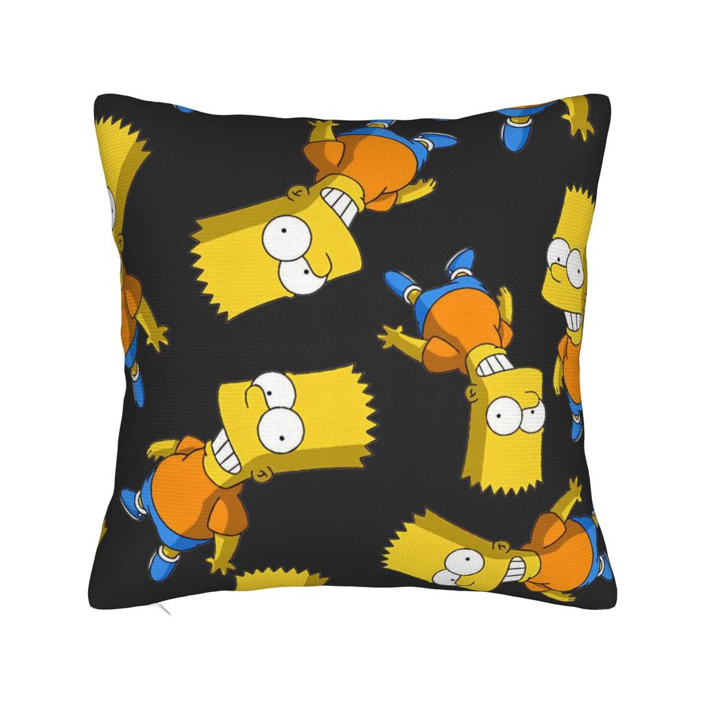 Anime S-Simpsonss Cartoon Pillow Cover Accessories Soft Cushion Cover Gift Throw Pillow Case Cover Home Multiple Sizes