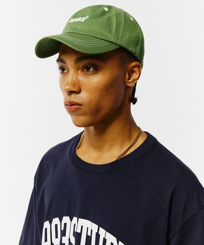 1993STUDIO Wave Logo Ball Cap_Green