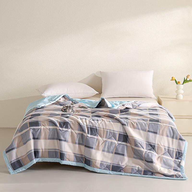 

Brushed Print Summer Quilt