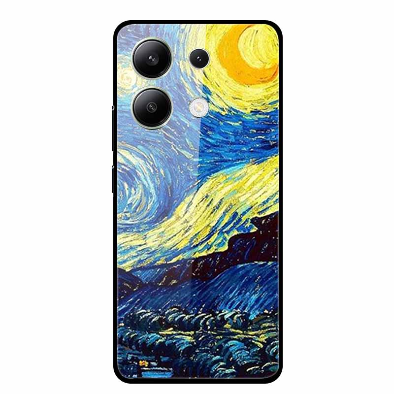 For Xiaomi Redmi Note 13 5G Phone Case Soft Bumper Tempered Glass Hard Back Cover Case For Redmi Note 13 Pro Case Note13 Pro Bag