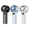 Ventilador de Mano Mini de 120 Velocidades Pantalla LCD Recargable por USB Ventilador de Refrigeración por Hielo Ventilador Personal Pequeño Portátil para Viajes de Verano al Aire Libre