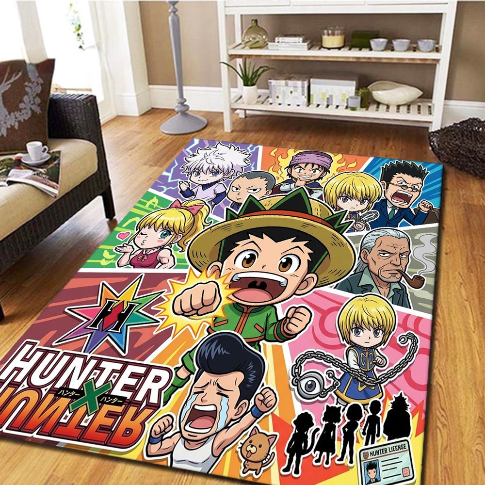 Hunter x Hunter Living Room Carpet, Bedroom Rug, Home Decor Cool Movie Mat Play Floor Mat -HE27