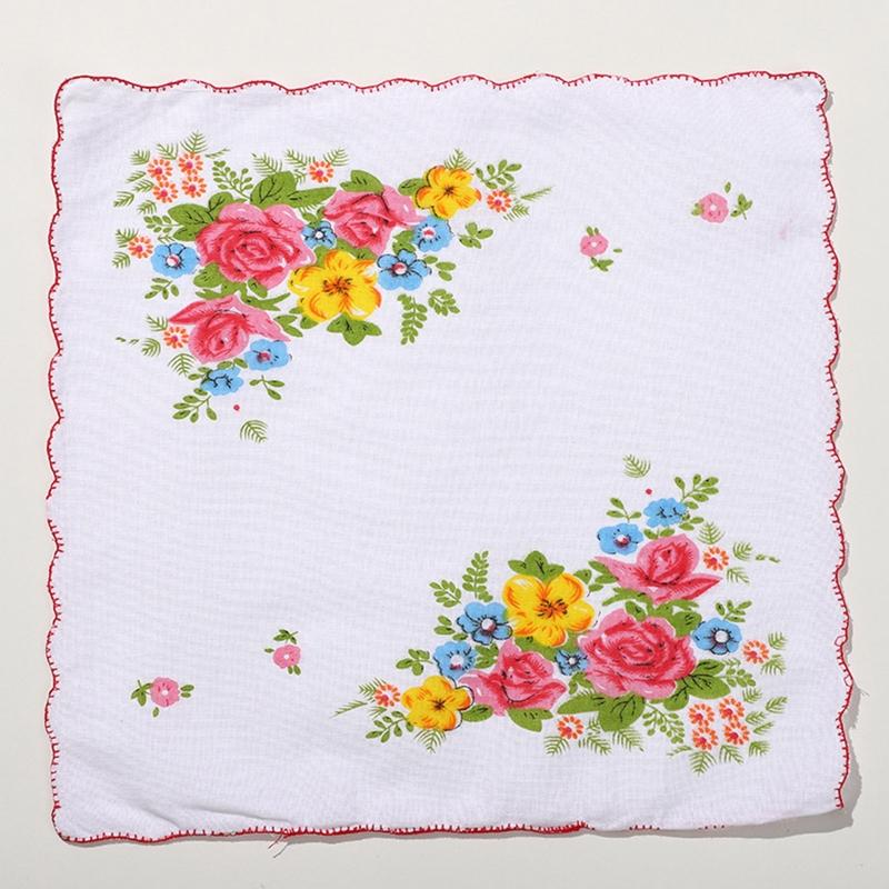 Pocket Handkerchiefs Toddler Face Towels 100% Cotton for Kids Girls Daily Use