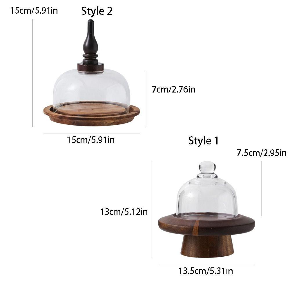 Wooden Cake Tray Exquisite Storage Tray Kitchen Organizer Butter Box Tea Table