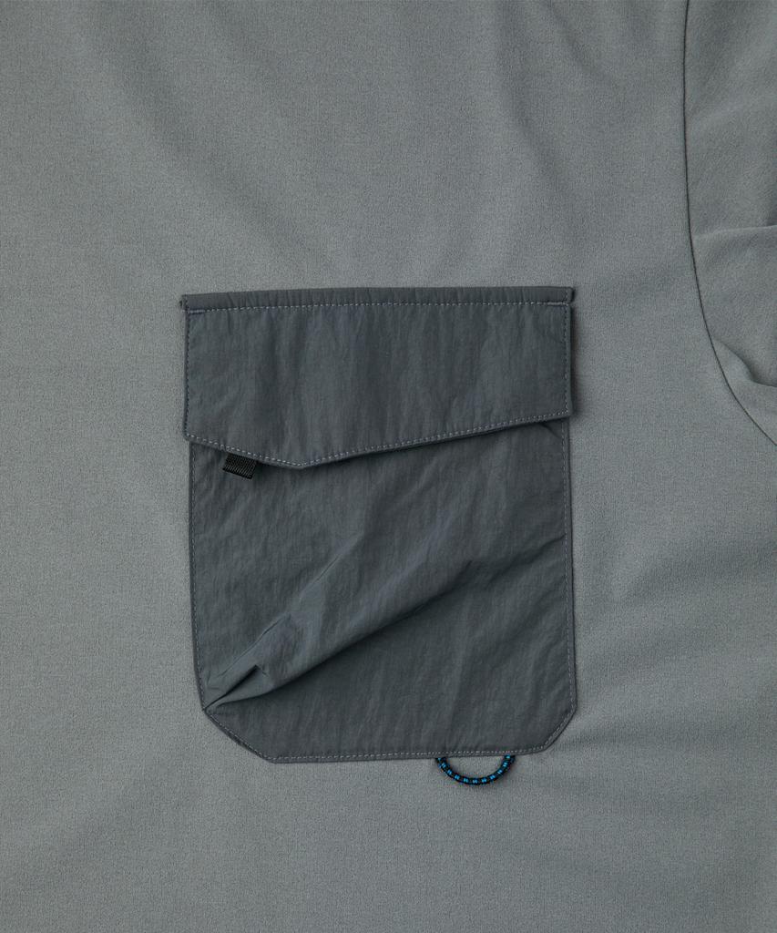 Hellinogseuweeo Multi-Pocket Short-Sleeve T-Shirt_Gray