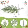Pack of 40 Artificial Christmas Tree Stems Durable Plastic Christmas Tree Decor for Party Decorations and Festive Home