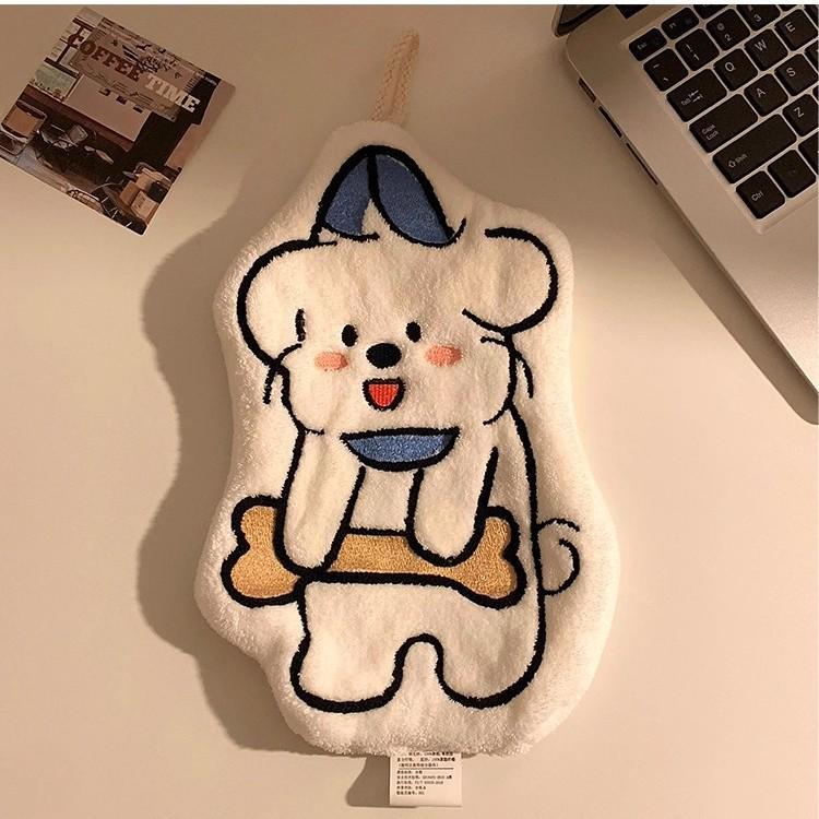 Nový přírůstek: Roztomilý kreslený štěně ručník na ruce - Super savý a silný