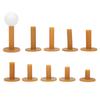 10pcs Rubber Golf Tees Durable Golf Trainer Aid Tee Holder Driving Range Golf Accessory