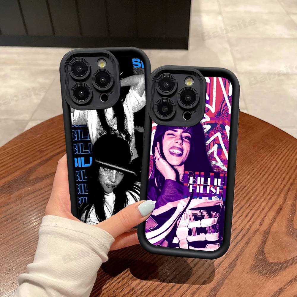 Pop Singer B-Billie Phone Case For IPhone 17 16 15 14 13 12 11 Pro Max 16E Plus INS Soft Cover