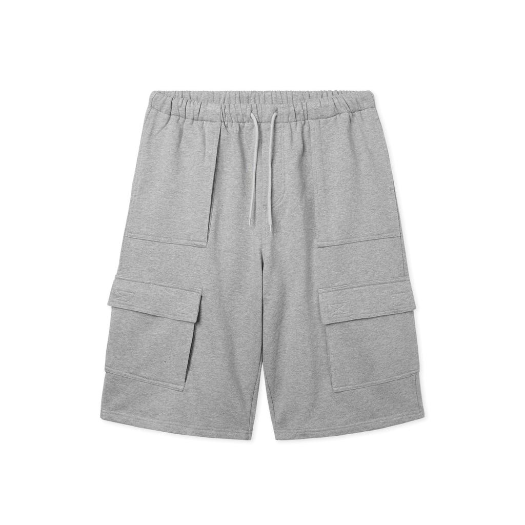 APOSTROPHE COMMA Multi-Pocket Cargo Wide Shorts_Black