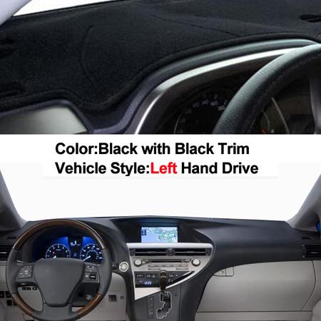 2 Layers Car Inner Dashboard Cover For LEXUS New RX270 RX350 RX450 2009- 2011 2012 2013 2014 Dash Mat Sun Shade Pad Car Styling