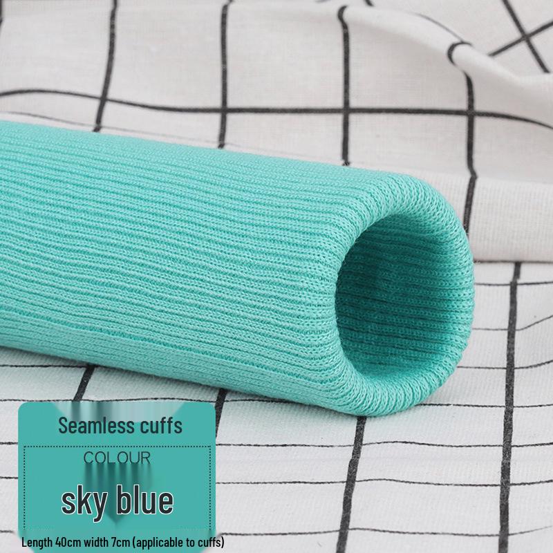 Elastic Trim Ribbed Cuffs for Children's Down Jackets and Pants