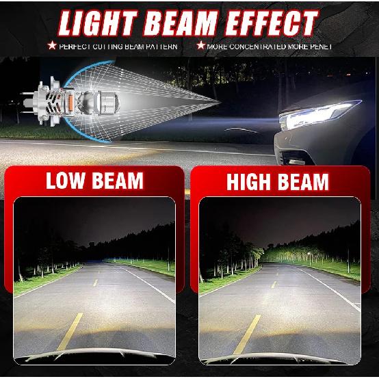 H7 H11 Bi LED Projector Lens Car Headlight Canbus Lamp 1:1 Wireless Plug&Play H4 H8 H9 Led Light Turbo Lights Car Hi/Low Bulbs