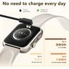 Smart Watch for Android & iPhone [46mm], Answer/Make Call, Sleep & Stress Tracking, 120+ Sports Modes, GPS Activity Tracker, Water Resistant