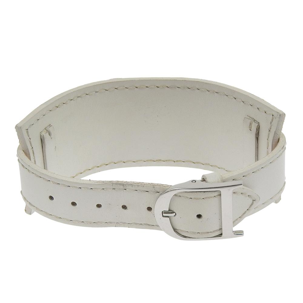 Dior Maris Watches D78-109 SilverDial Stainless Steel/Sima leather Quartz Analog display Women Used