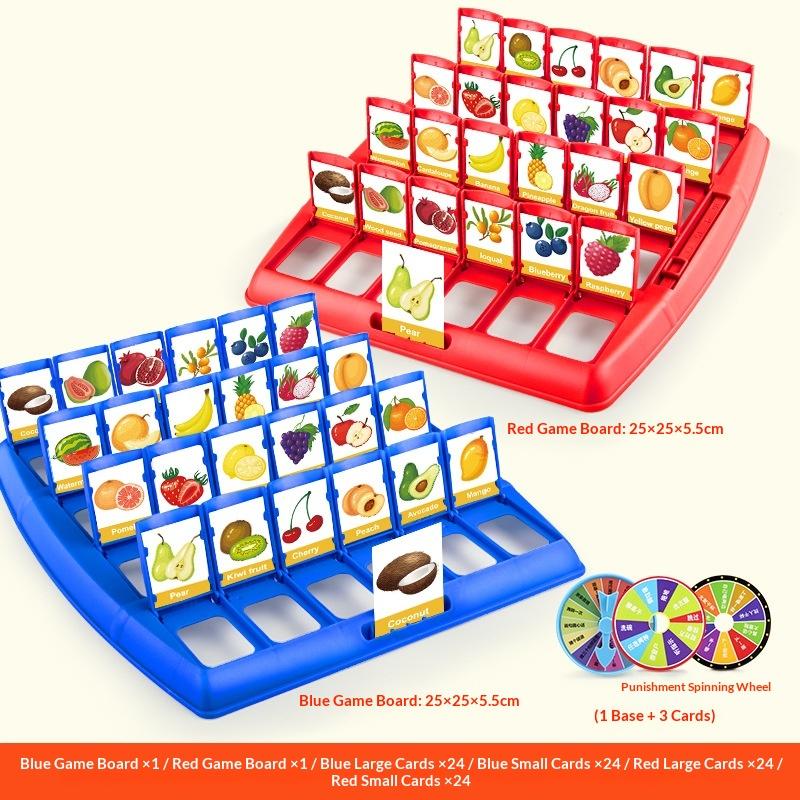 

Гра-головоломка «Вгадай хто я» Інтерактивна портативна гра-головоломка на підносі для двох гравців, підходить для дітей