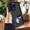 Phone Case: 2D Flat Design Suitable for iPhone 18 17 16 15 14 13 Pro Tiered Protective Case, Cool Shark, Christmas and Halloween Holiday Gift