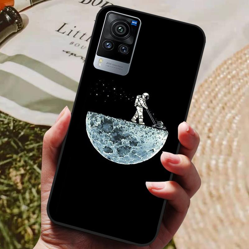 For Vivo X60 Pro Global Version Case Cat Wolf Painted Soft Silicone Phone Cases for Vivo X60 Pro Back Cover X60Pro V2046 Coque