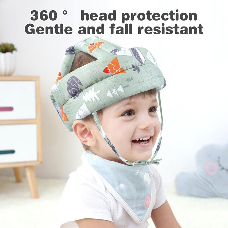 Soft Comfortable Head Security & Protection Adjustable Hats Baby Toddler Cap Anti-Collision Protective Hat Baby Safety Helmet