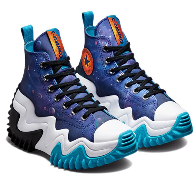 Converse Space Jam X Run Star Motion 'A New Legacy' Comfortable High-Top Espadrilles Unisex Starry Blue