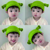 Adorable Gorro de Punto Temático de Goofy Shrek - Calentito, Ultra-Suave y Divertido para el Invierno