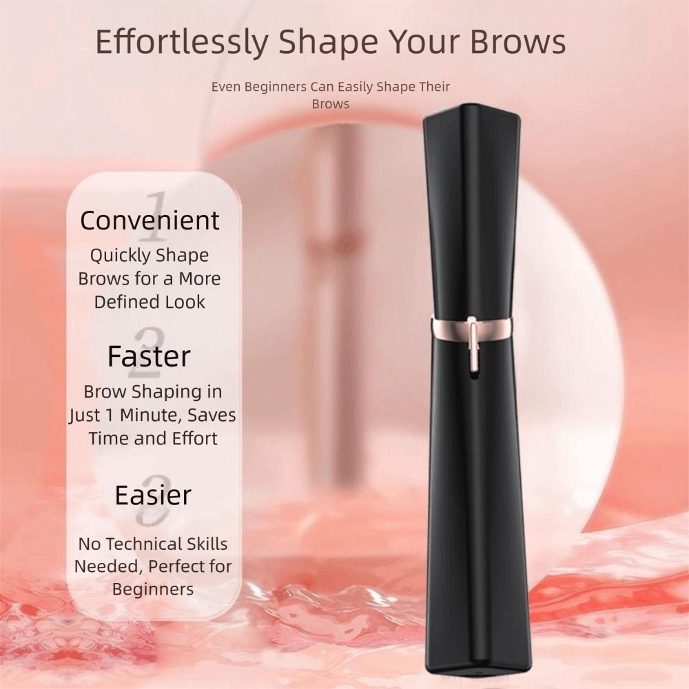Safety Design Electric Eyebrow Trimmer LED Light Automatic Eyebrow Trimming Tool  For Beginners