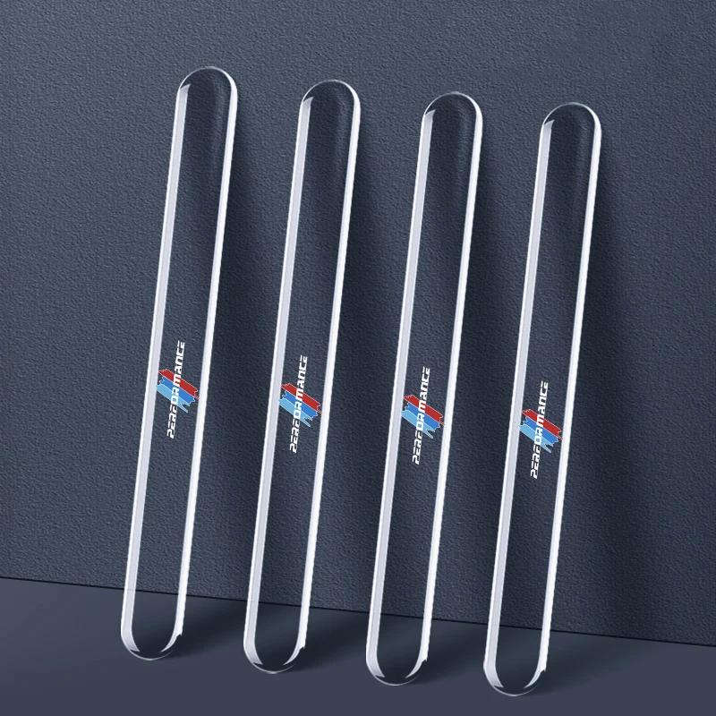 4PCS Car Door Anti-collision Protector Bumper Strip Sticker For BMW E90 E60 E46 E93 F20 F21 F30 F31 F32 F33 F34 F15 F10 F01 F11