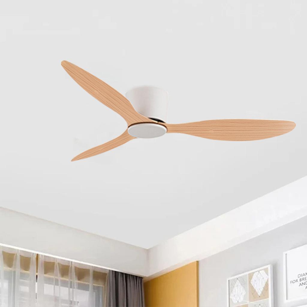 IRALAN Modern LED Ceiling Electric fan with Light DC Motor, Large Air Volume, Remote Control for Kitchen, Bedroom, Dining Room