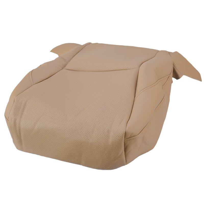 Funda de Asiento Inferior Perforada de Cuero PU Lado Izquierdo Conductor Beige Compatible con Lexus ES350 2007 2008 2009 2010 2011 2012